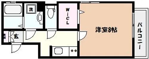 ルイシャトレー【1階】の間取り
