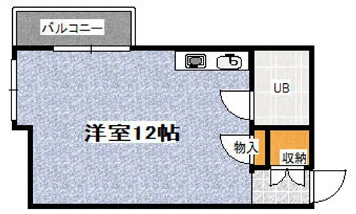 ロイヤルプラザ御幸町【503号室】の間取り