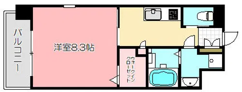 フォレストグレイス高井田Ⅰ【4階】の間取り