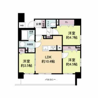 ブランシエスタ山科大塚【0205号室】の間取り
