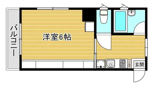 ななしマンション【106号室】の間取り