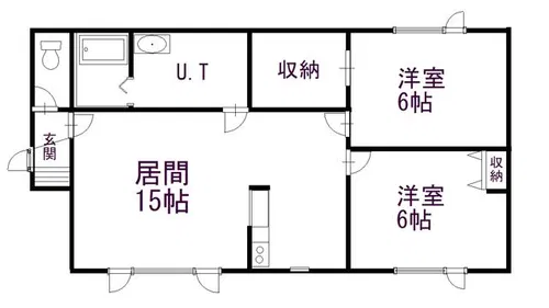 グランスイートⅡ【102号室】の間取り