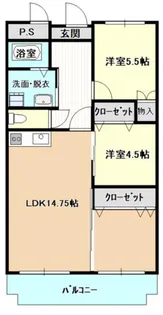 ドリーム萩天【402号室】の間取り