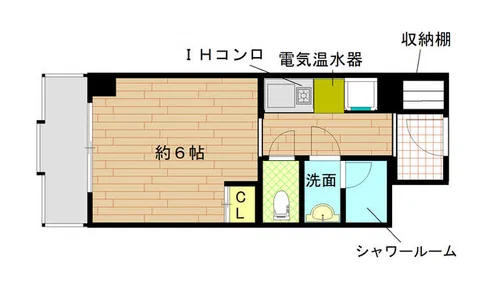 ウエストハウスIN LANI【6階】の間取り