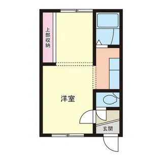 AEコーポ【105号室】の間取り