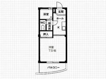 フォレスタ本宿台C棟【C-102号室】の間取り