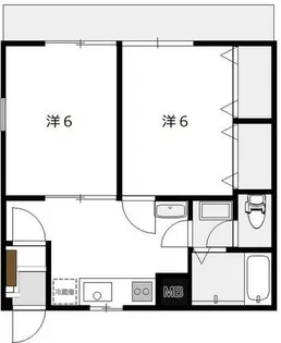 ジュネス奥田Ⅱ【201号室】の間取り