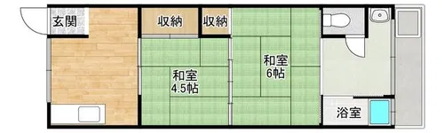 南共栄マンション【3階】の間取り