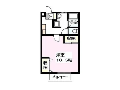 セレッソ津屋崎【102号室】の間取り