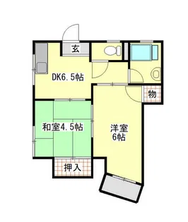 三宅ビル【105号室】の間取り