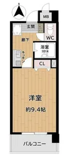 ヴィヴァーチェ大手前【2階】の間取り