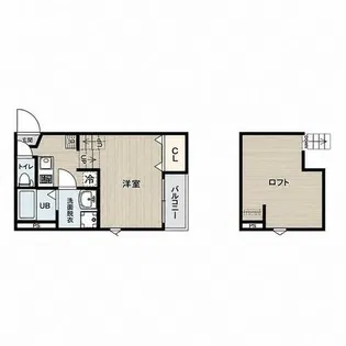 PORTA BIANCA高宮【201号室】の間取り