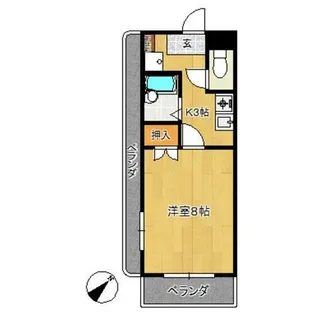 ラ・スウィット【2階】の間取り