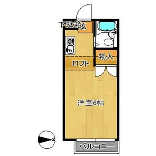 シングルレジデンスソフィア【2階】の間取り