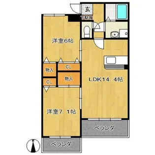 エーデルハイム【3階】の間取り