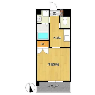 サンシャイン吹付【2階】の間取り