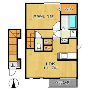 トーラス A棟【2階】の間取り