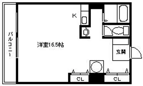 明治館岡崎【115号室】の間取り
