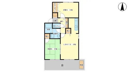 グリーンヒルズ【1階】の間取り