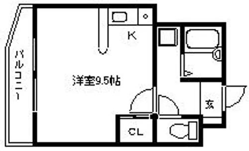 京都府京都市上京区一条通七本松東入一観音町【マンション】の間取り