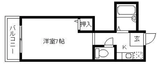 京都府京都市上京区梨木町【マンション】の間取り
