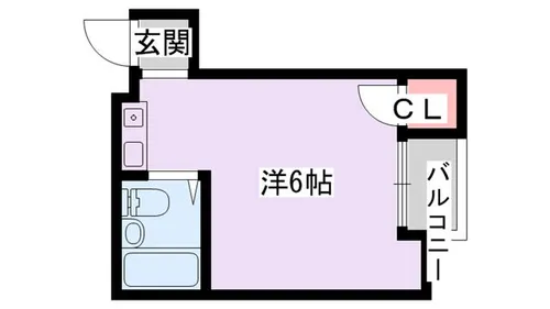 スーリール寝屋川【2B号室】の間取り