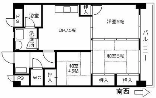 大部ビル【4階】の外観
