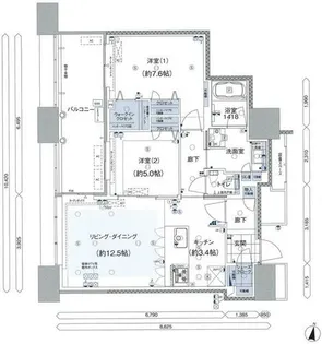 アイランドシティオーシャン&フォレストタワーレジデンスEAST【3706号室】の外観