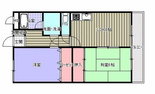 ラブオール中井【503号室】の外観