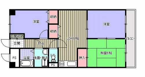 エスポワール林【203号室】の外観