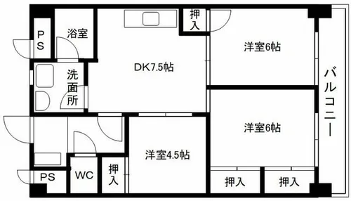 大部ビル【3階】の外観