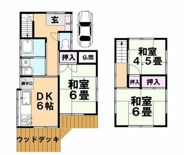 福岡県糟屋郡志免町田富1丁目【一戸建】の外観