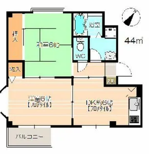 パルク長尾Ⅱ【201号室】の外観
