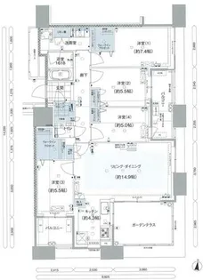 アイランドシティオーシャン&フォレストタワーレジデンスWEST【303号室】の外観