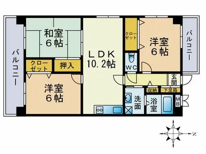 シンフォニィ西新の画像