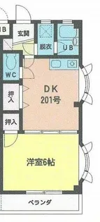 メゾンドベル【2階】の外観
