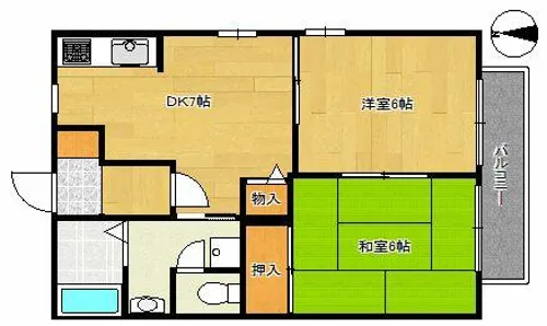 フレグランス川久保Aの画像