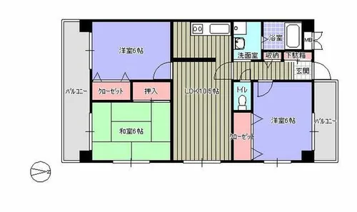 シンフォニィ西新の画像