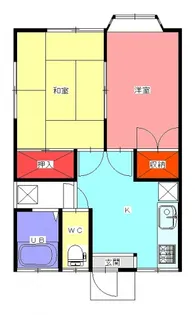 コーポマキタ【B102号室号室】の間取り