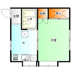 川上ハイツ【101号室号室】の間取り