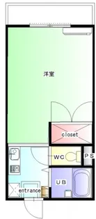 EKPALACE2【208号室号室】の間取り