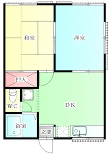ファミーユ幸【102号室号室】の間取り