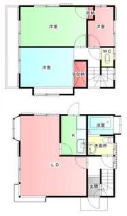 千葉県八街市八街ほ551-29【一戸建】の間取り