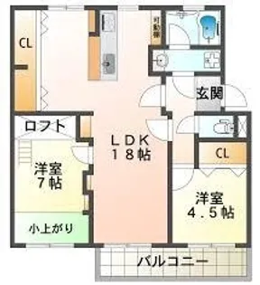 高倉台7-2団地30号棟【304号室】の間取り