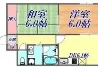 グランアミィ西神戸【602号室】の間取り