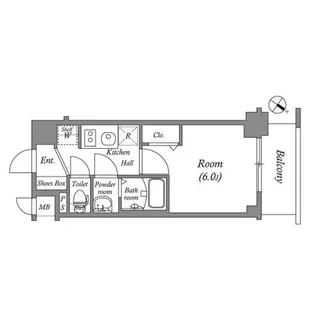 ファステート神戸サルビア【103号室】の間取り