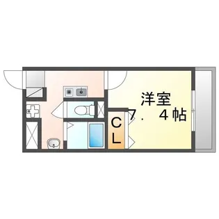 フォックスレイクマンション【407号室】の間取り
