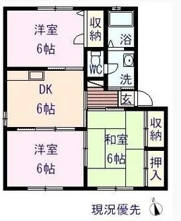 レガシーG【201号室】の間取り