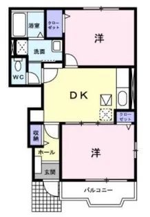 ウィル【104号室】の間取り
