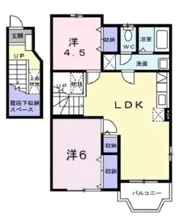 エムロード【201号室】の間取り